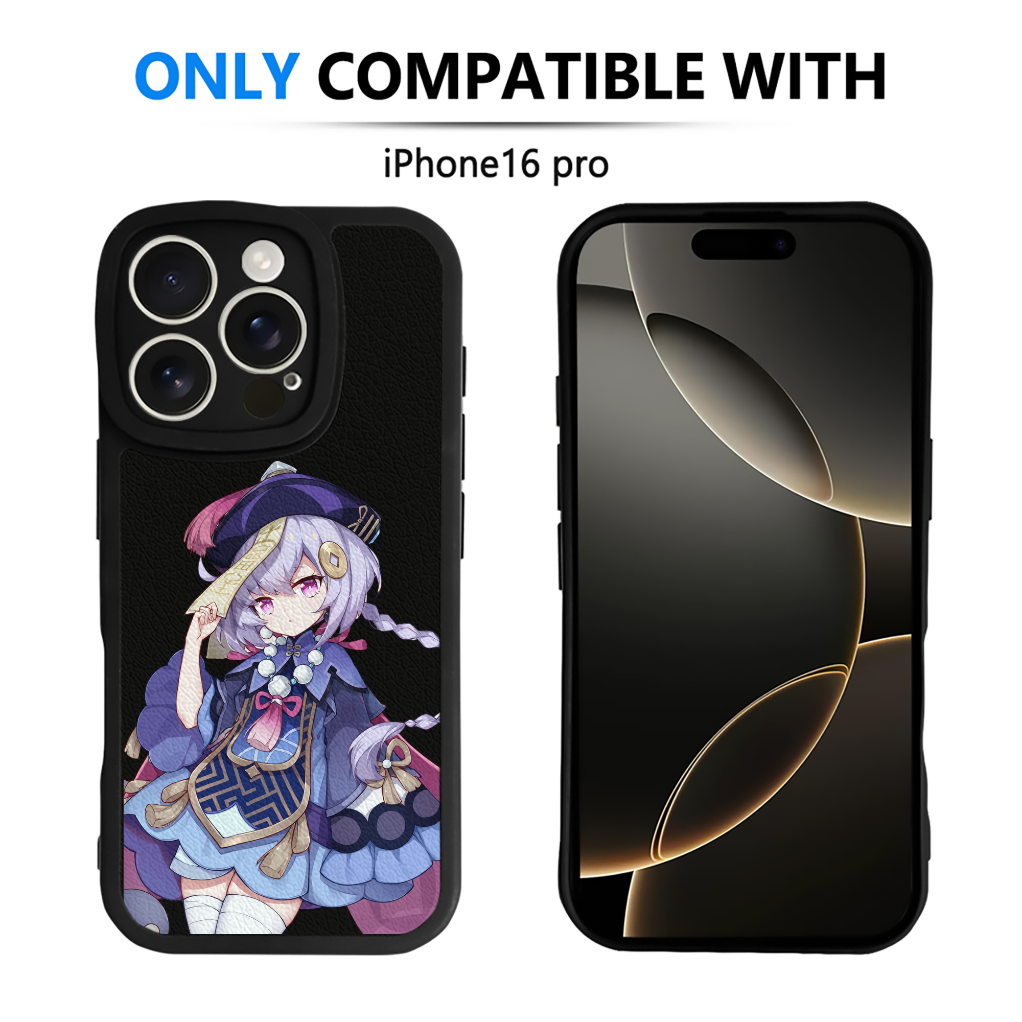 げんし神 七七 なな  genshin Nana 【iPhone 16シリーズ対応】シリコンスマホケース（レザー調） 材質：シリコン